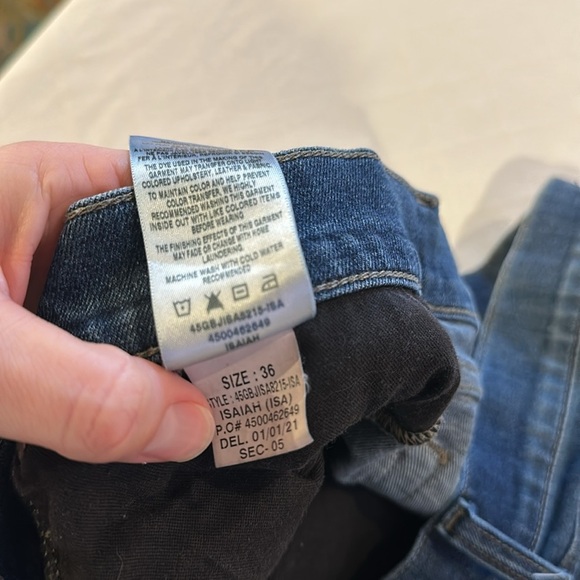 Joe’s Jeans Isaiah Slim Fit Straight Jeans men’s size 36 - Picture 5 of 8